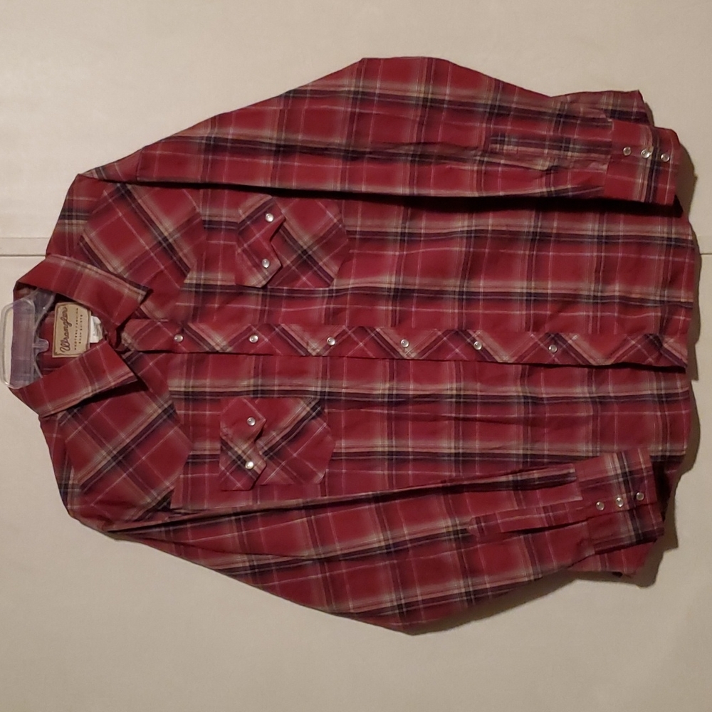 Wrangler men's western shirt size Xlg